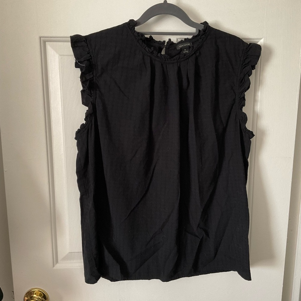 Ann Taylor Sleeveless Blouse, Size XL Extra Large